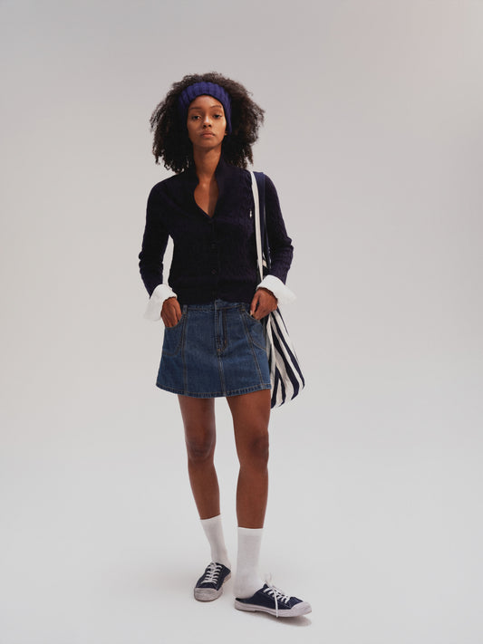 Indigo Mini Skirt
