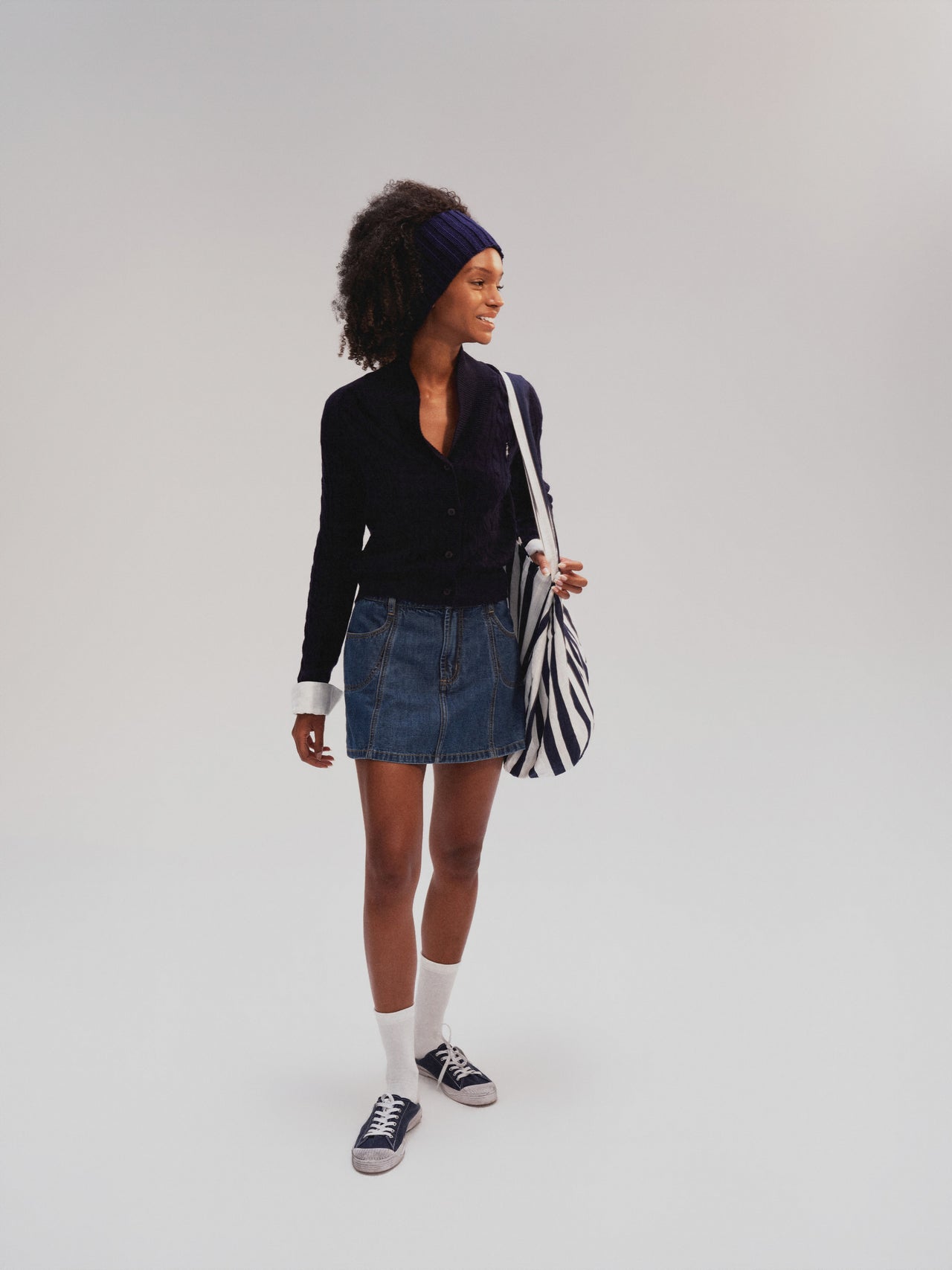 Indigo Mini Skirt