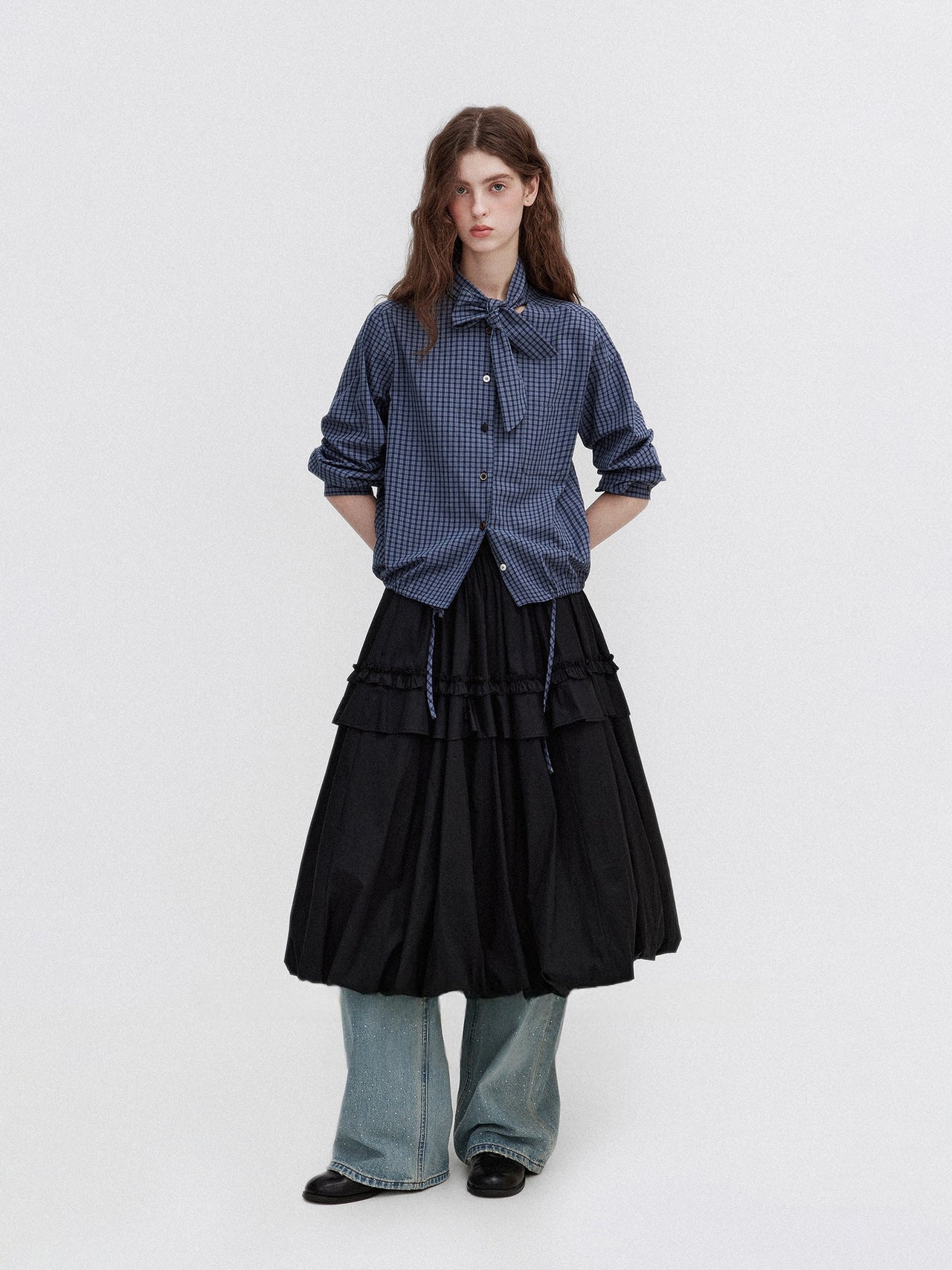 Luna Tie Blouse