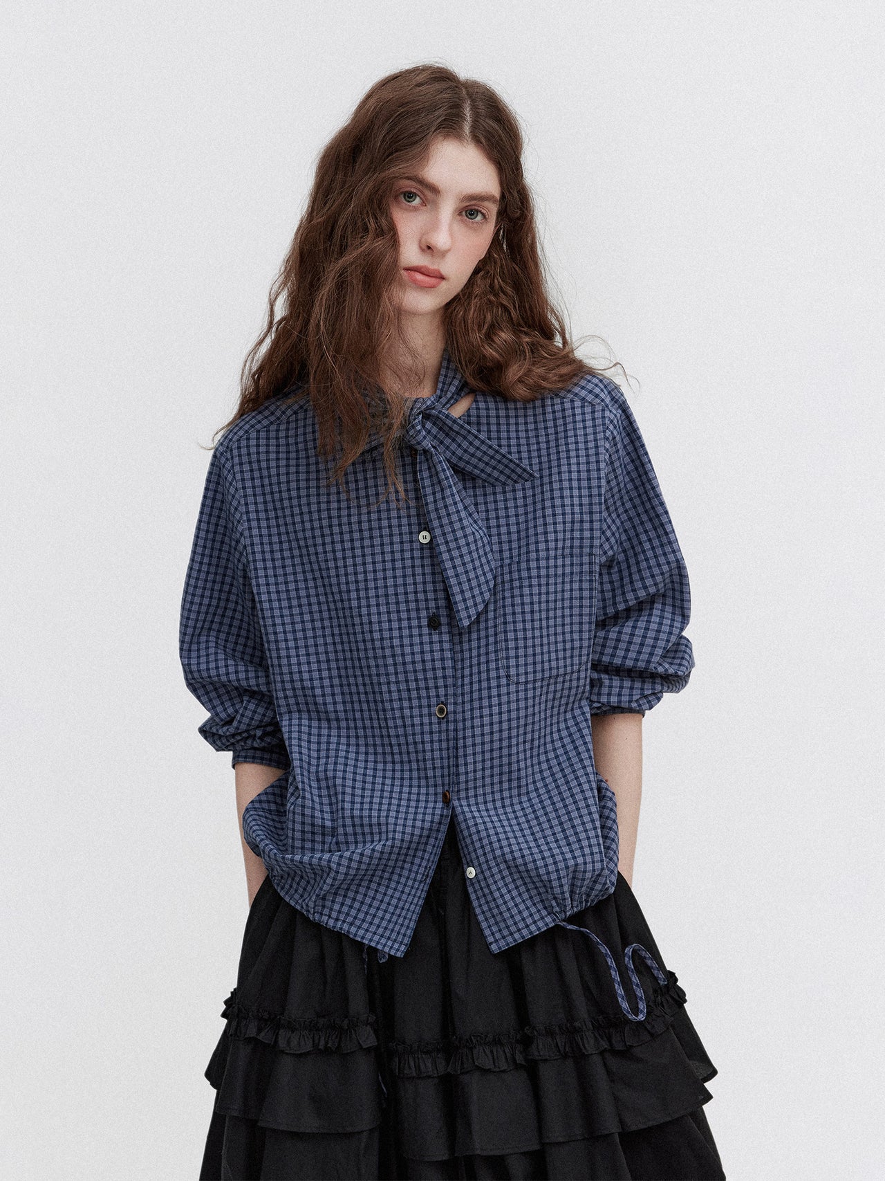 Luna Tie Blouse