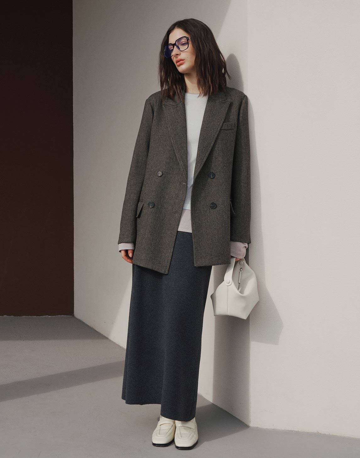 Herringbone-Blazer