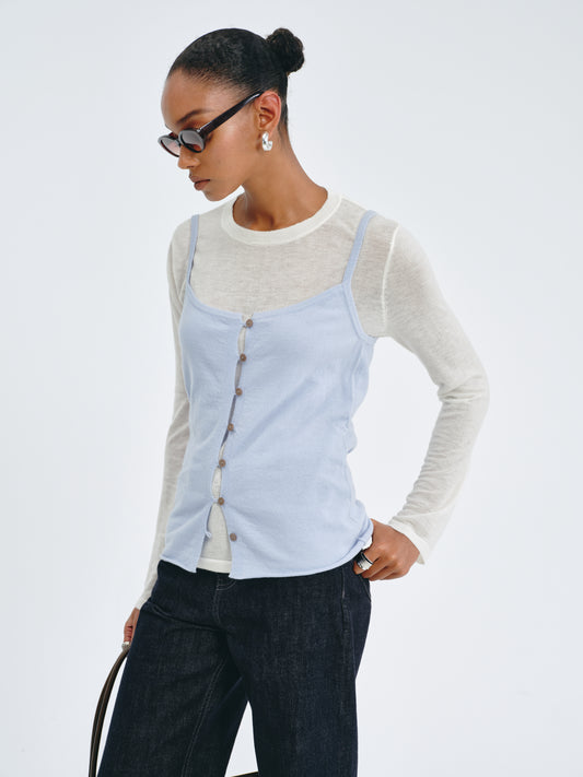 Shell Button Wool Tank