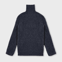 Wool Slouchy Turtleneck Sweater