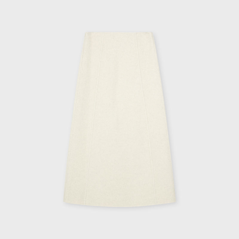 Double-faced Wool Skirt