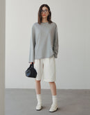 Combed Cotton Oversized Top