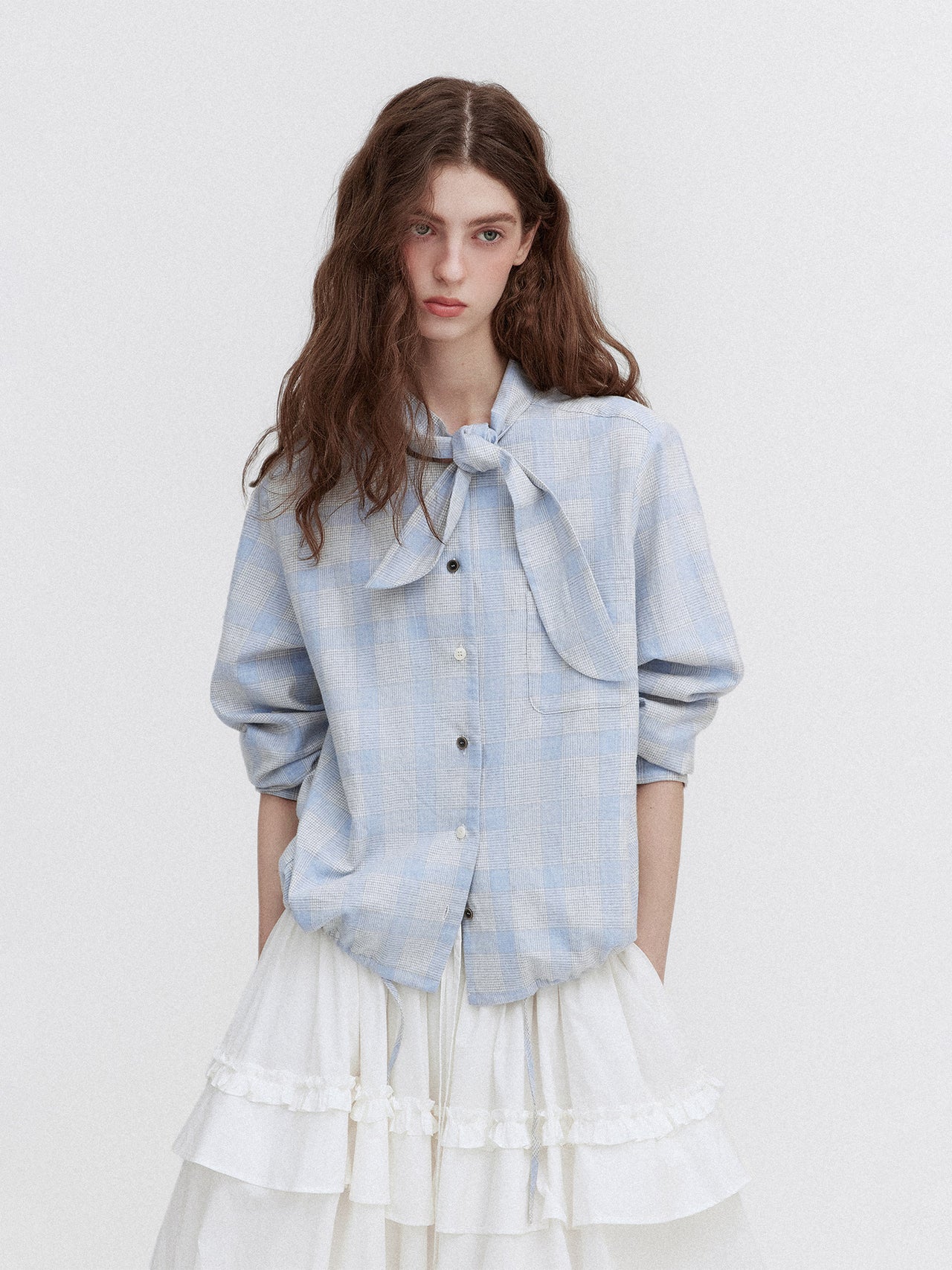 Luna Tie Blouse