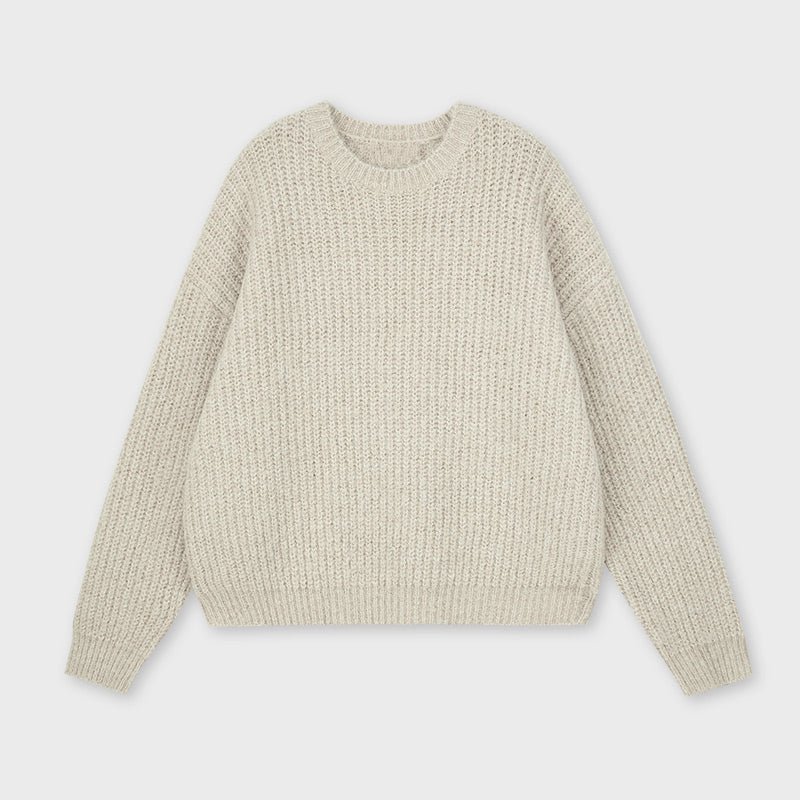 Crew Neck Wool Sweater