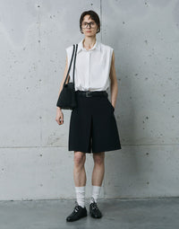 Suit Style Five Quarter Length Pants
