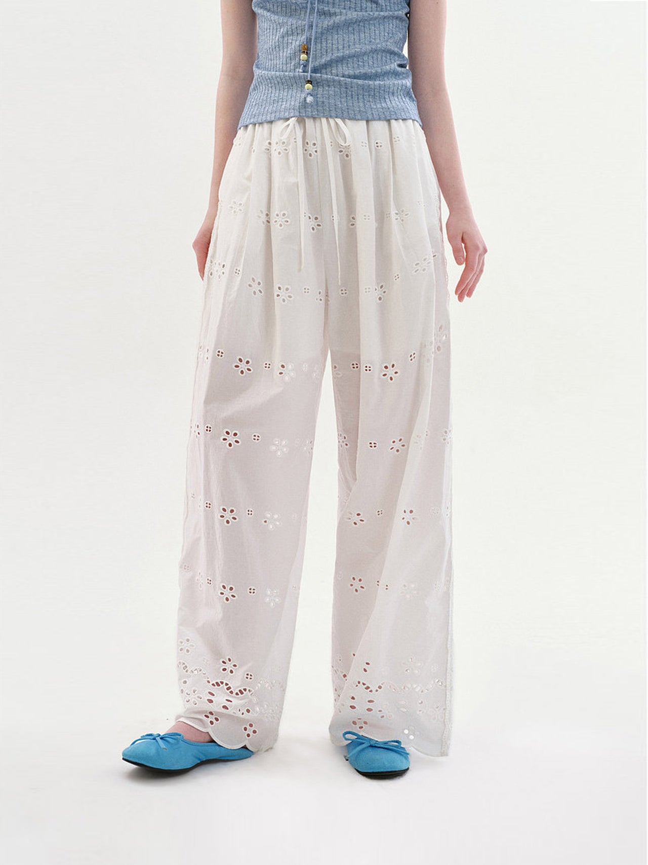 Luna Eyelet Pants