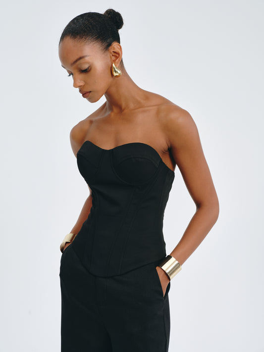 Structured Bustier Top