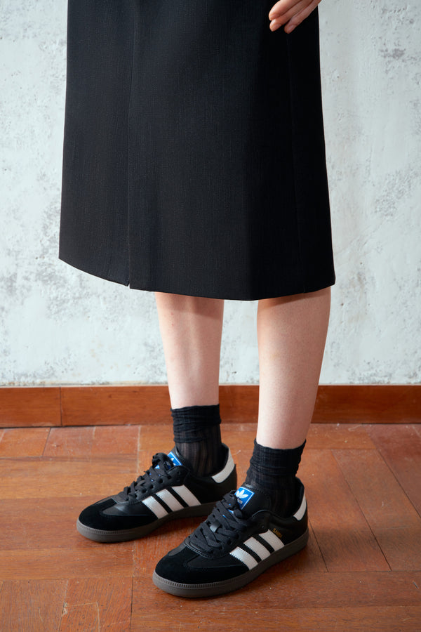 Front Slit Midi Skirt