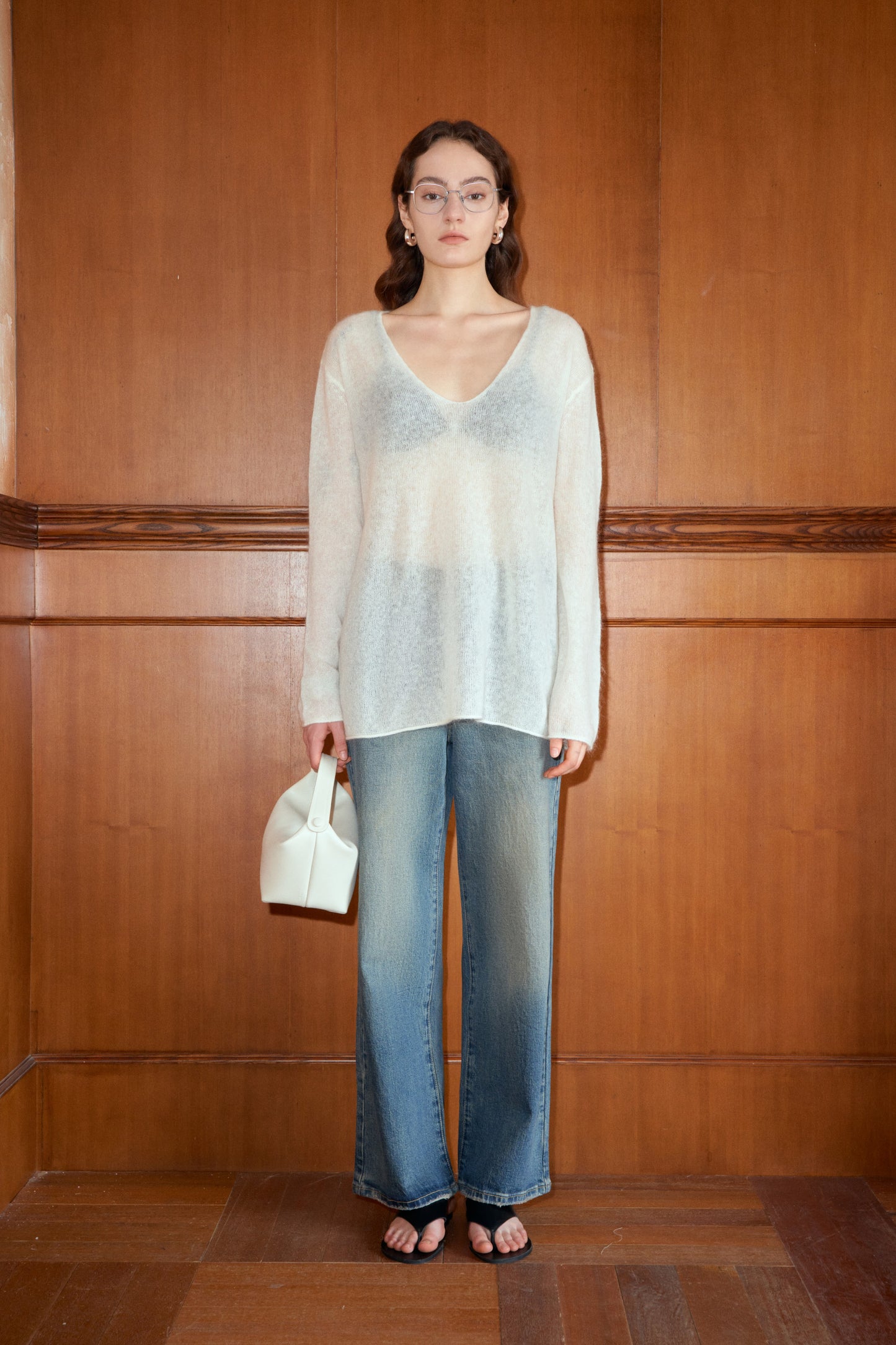 Sheer Mohair Strickpullover