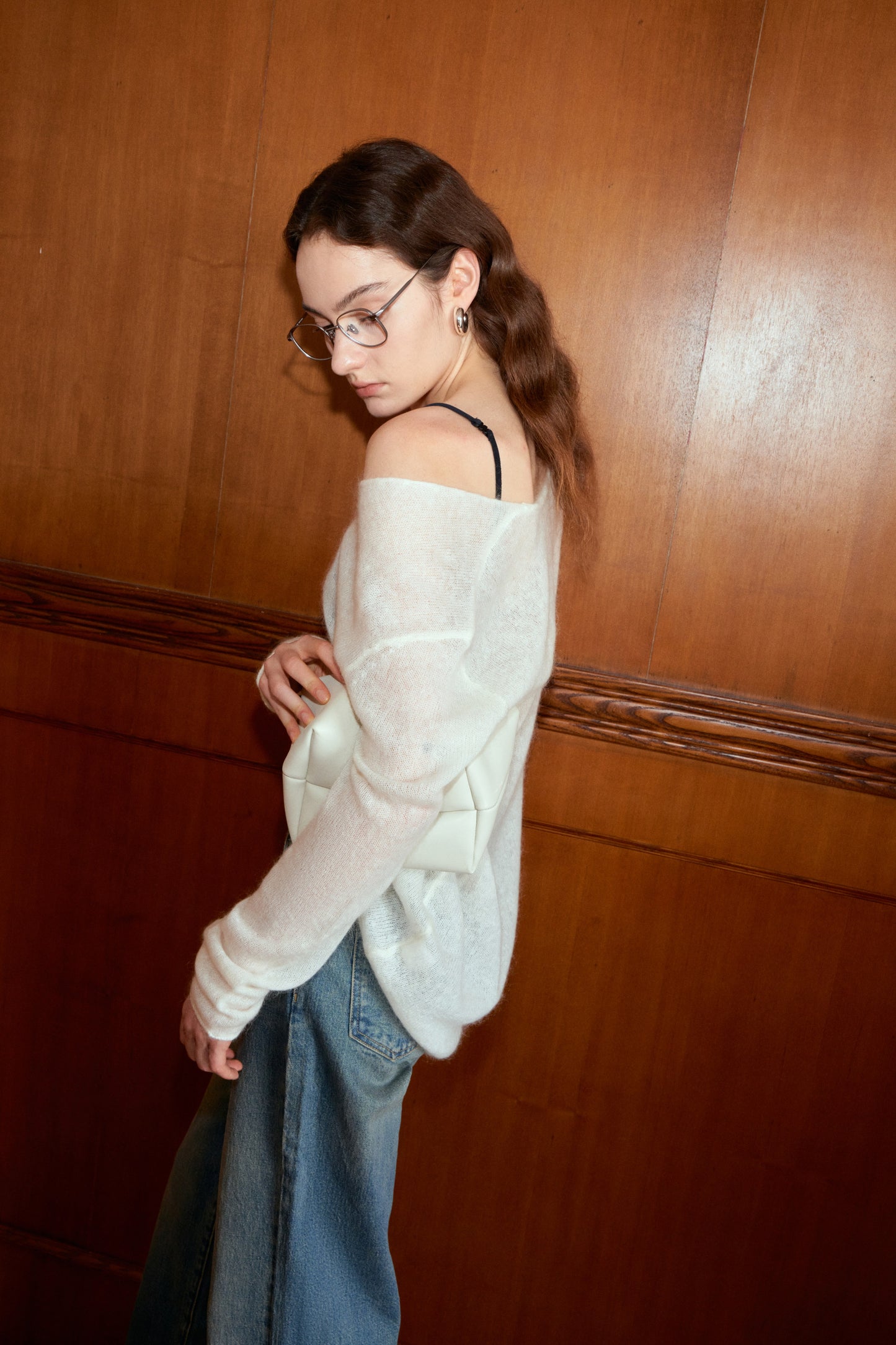 Sheer Mohair Strickpullover