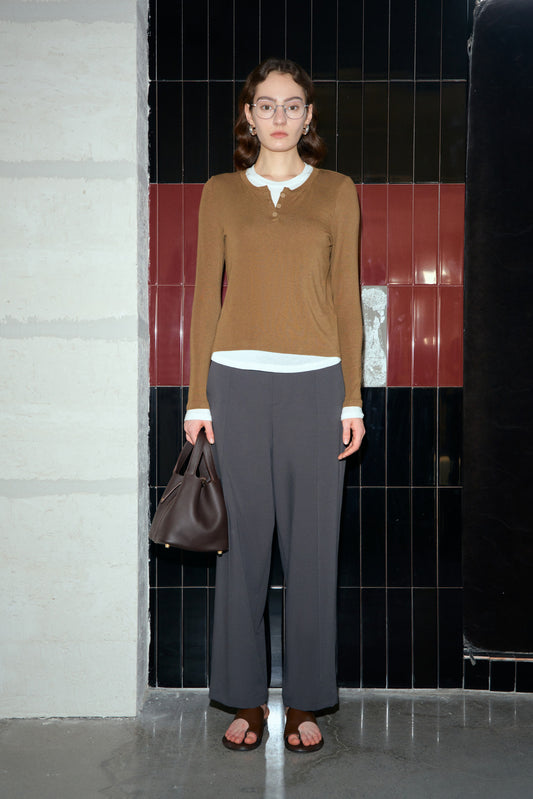 Tailored Wide-Leg Trousers
