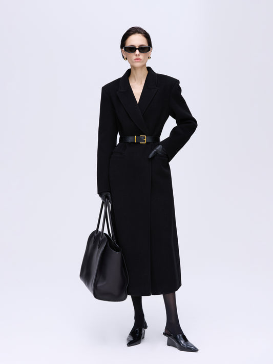 Structured Wool–Alpaca Coat