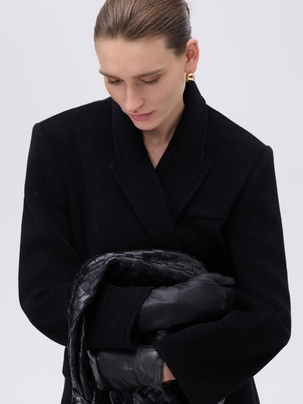 Long Tailored Wool Coat