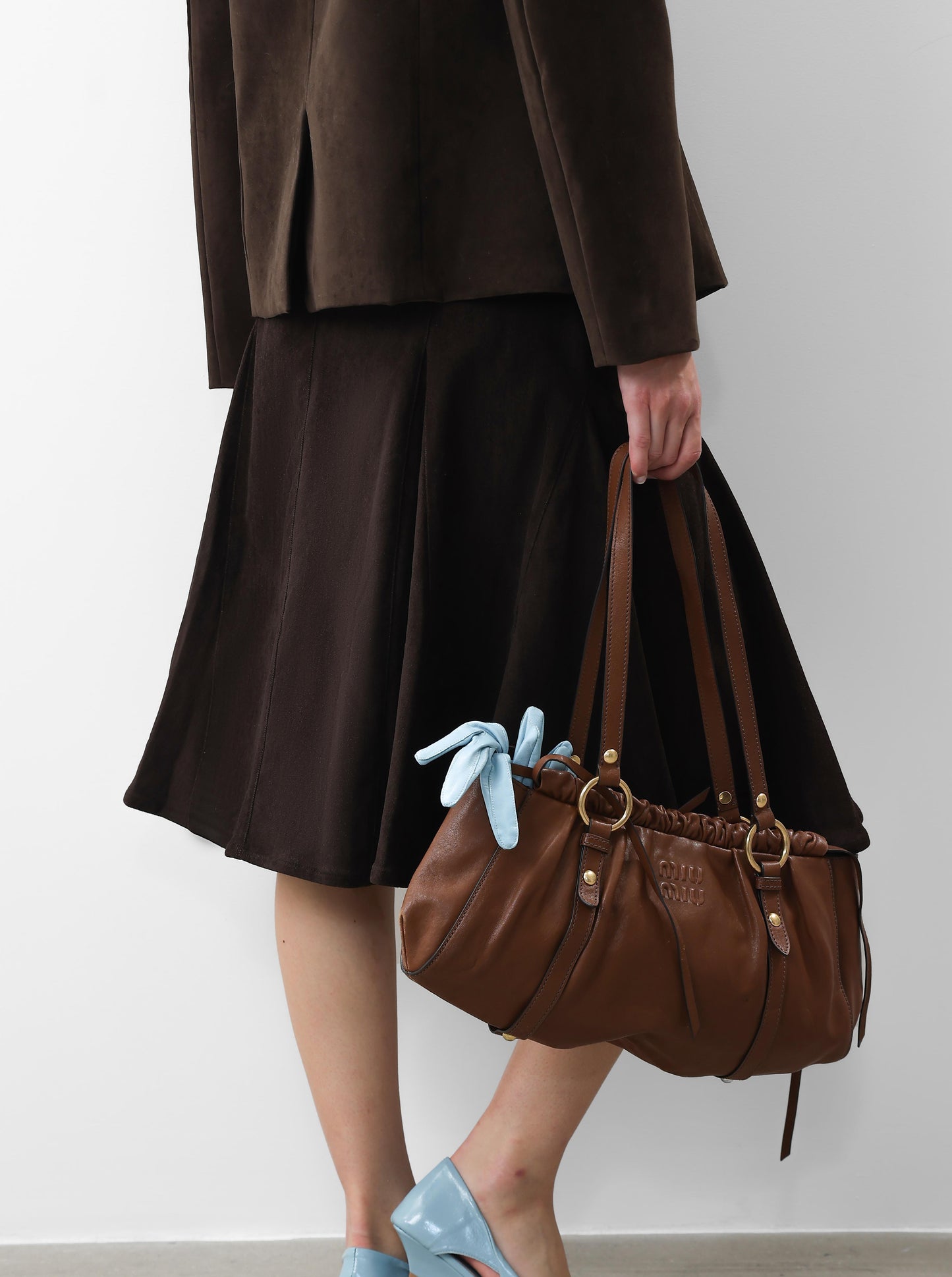 Soft A-Line Midi Skirt