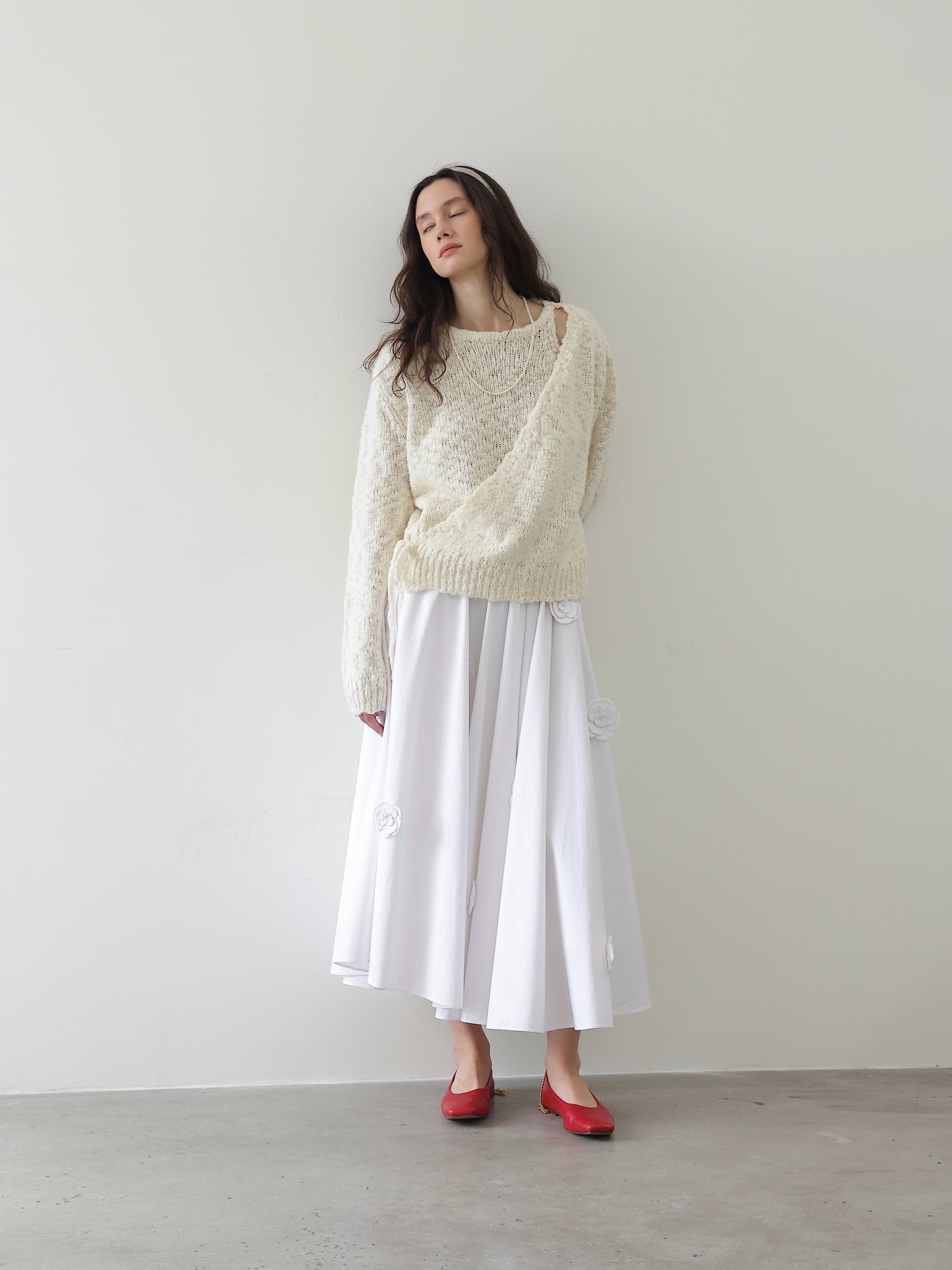 Offset Wrap Knit