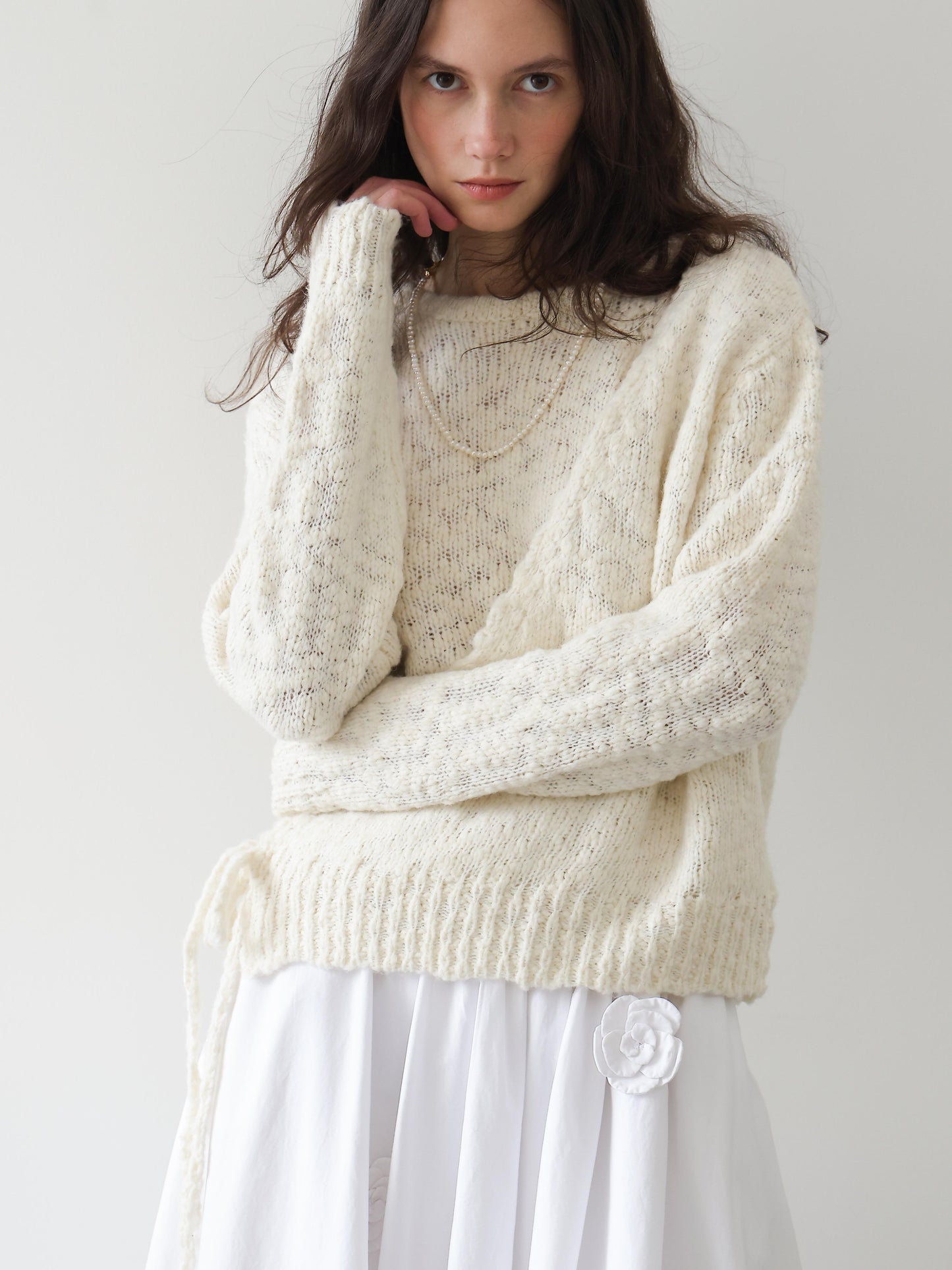 Offset Wrap Knit