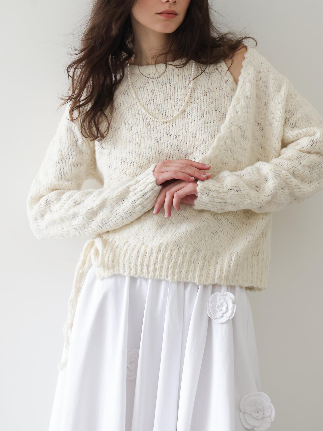 Offset Wrap Knit