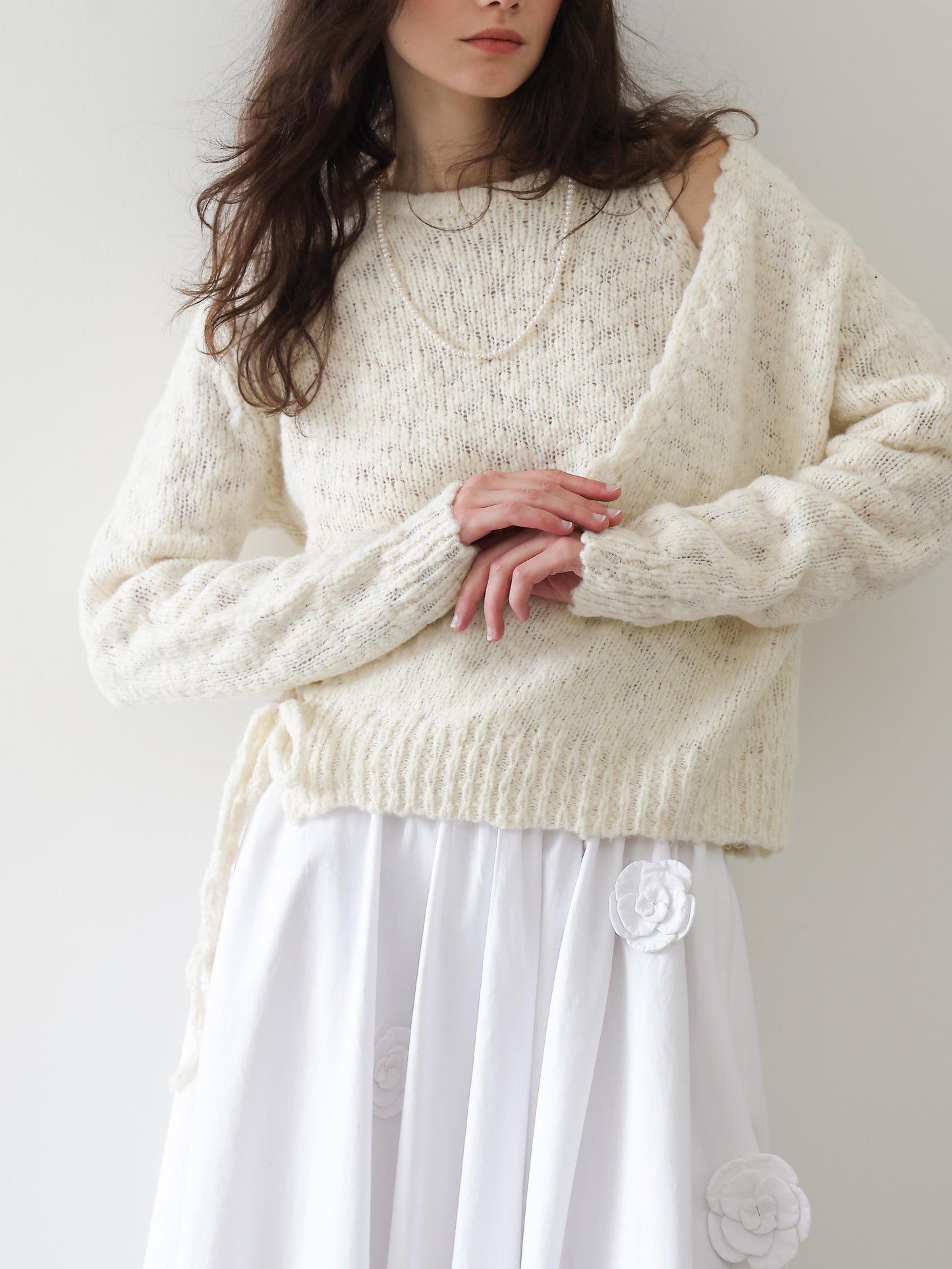 Offset Wrap Knit