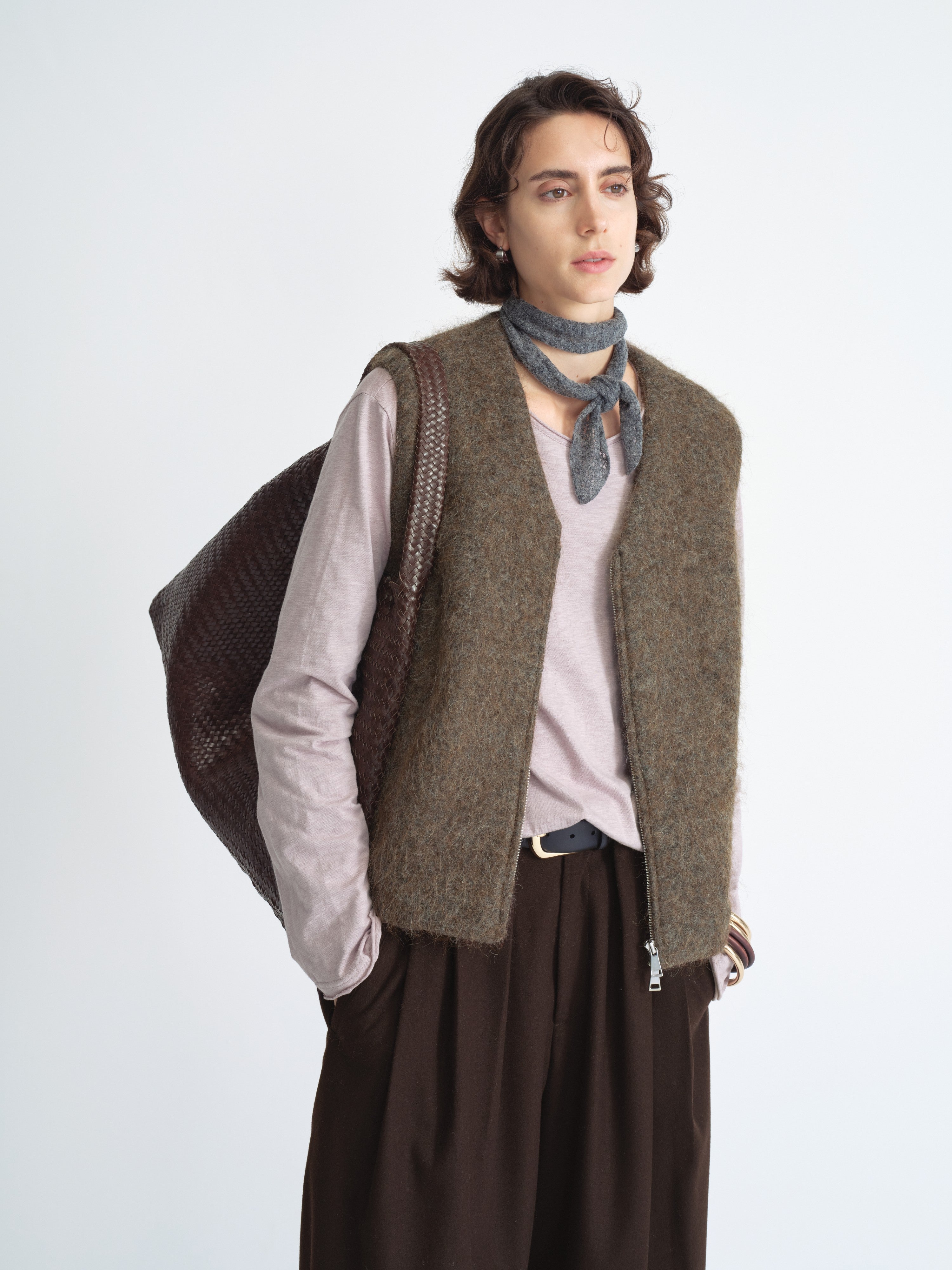 Wool Blend Zip Vest – Pre Preworks