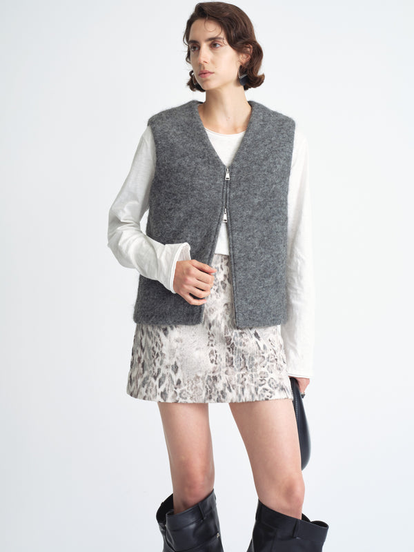 Printed Mini Skirt