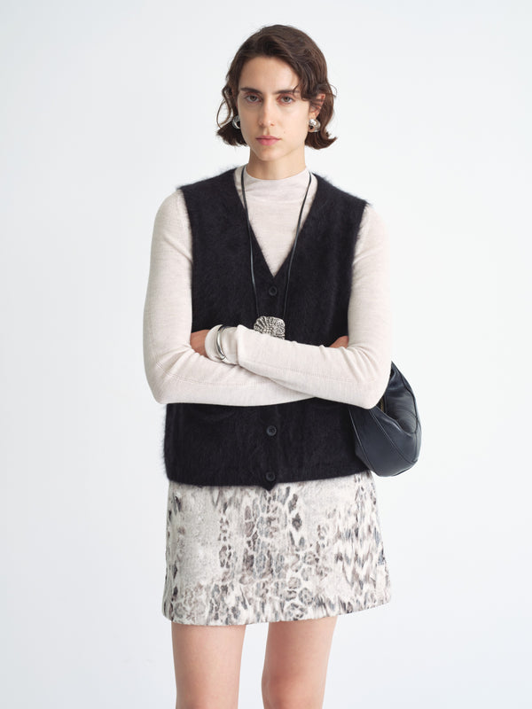 Brushed Knit Vest