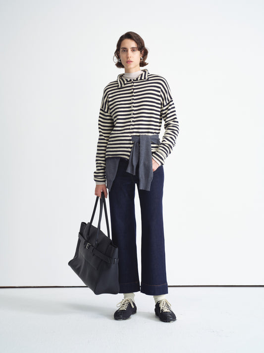 Straight Raw Denim Pants