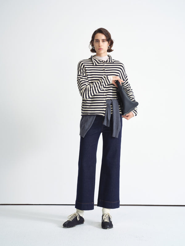 Straight Raw Denim Pants