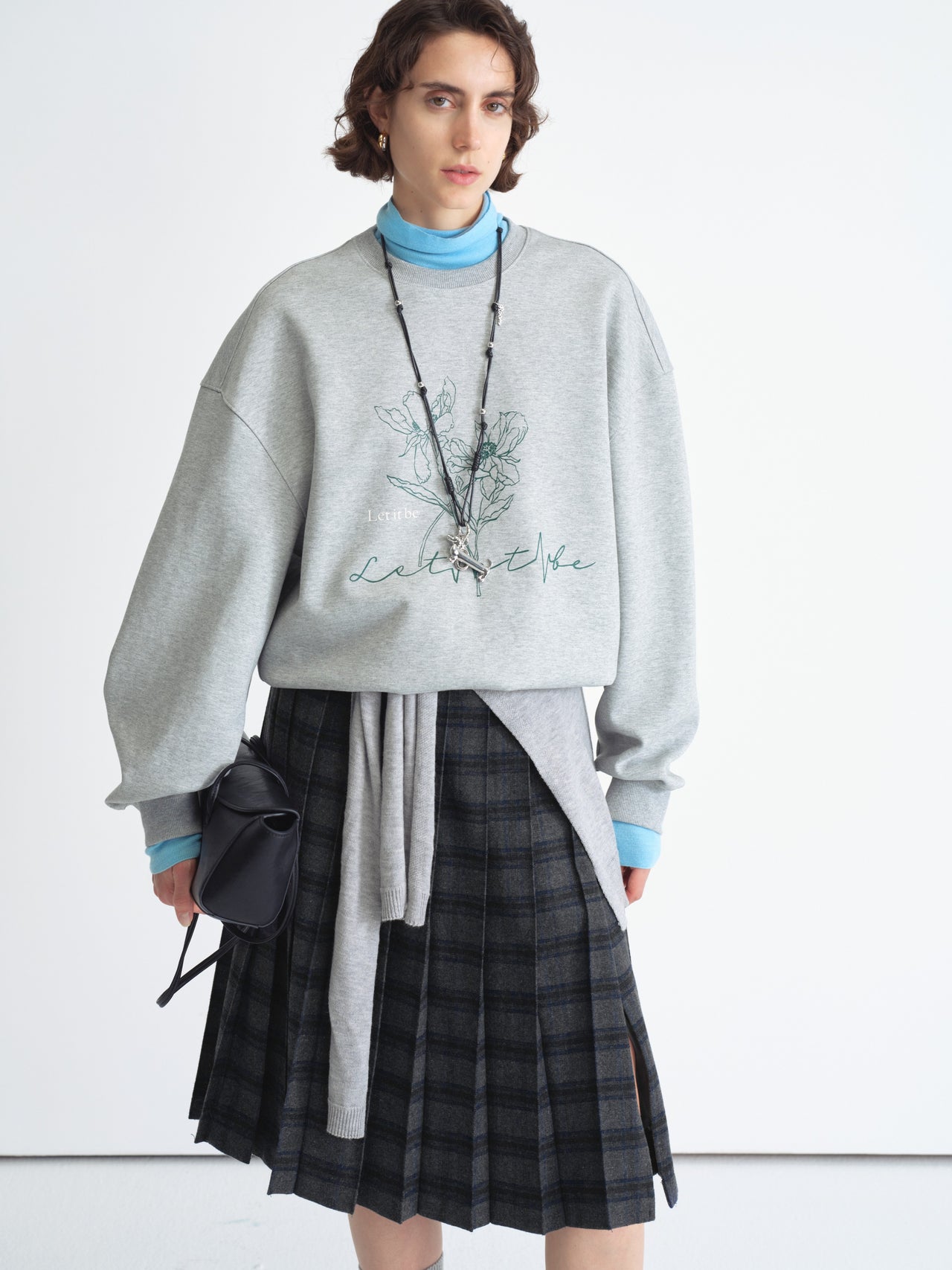 Printed Crewneck Sweatshirt