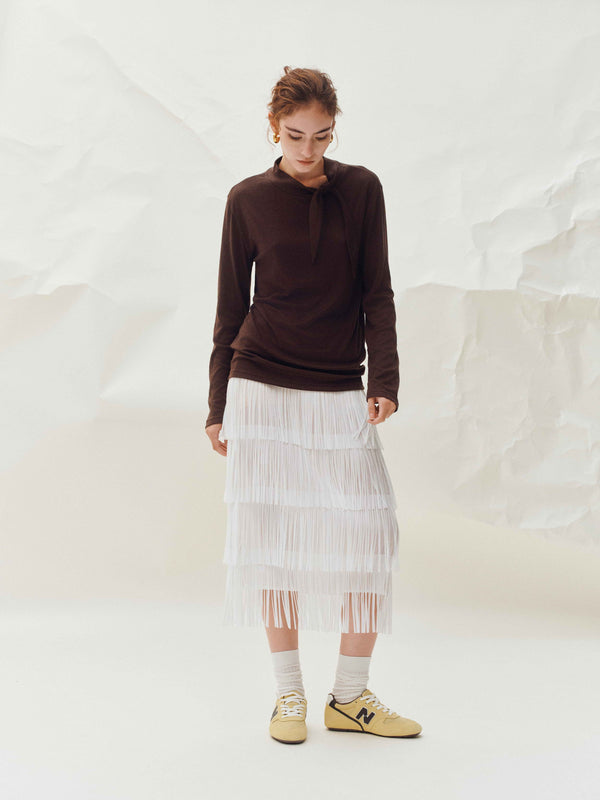 Evara Tie Neck Top