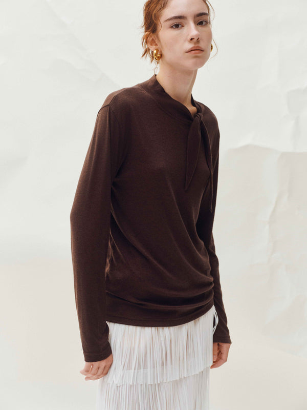 Evara Tie Neck Top
