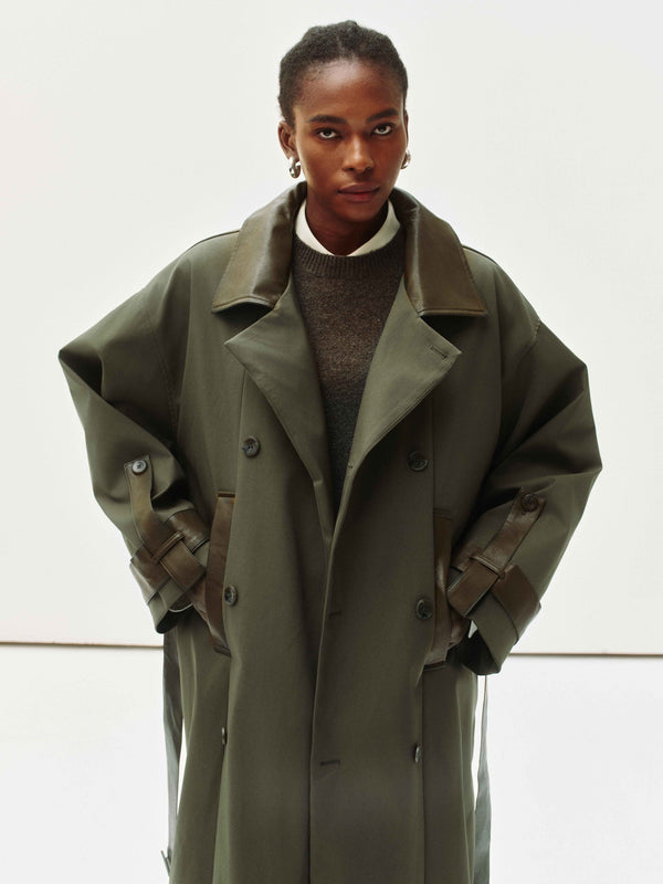 Oblique Trench Coat