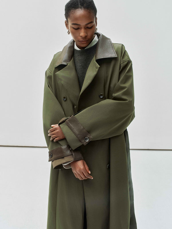 Oblique Trench Coat