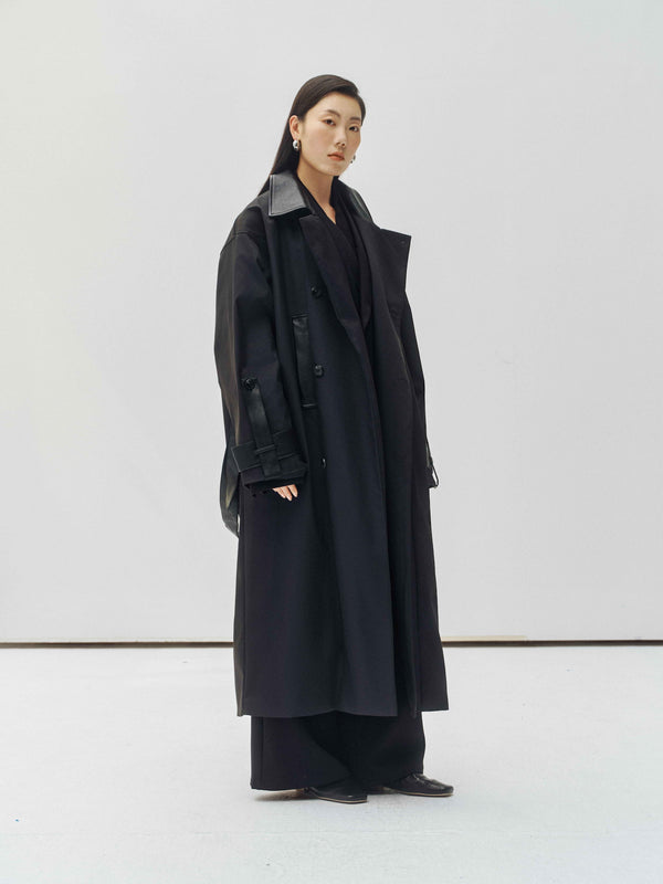 Oblique Trench Coat