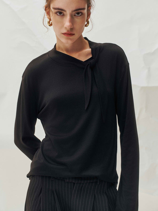 Evara Tie Neck Top