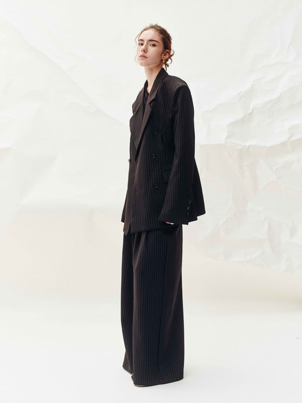 Echelon Pinstripe Blazer