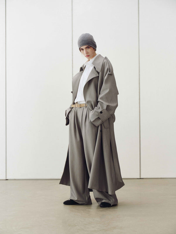 Drift Pinstripe Trench Pants
