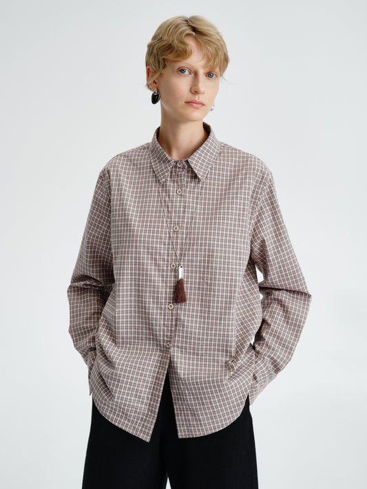 Checked Cotton Shirt