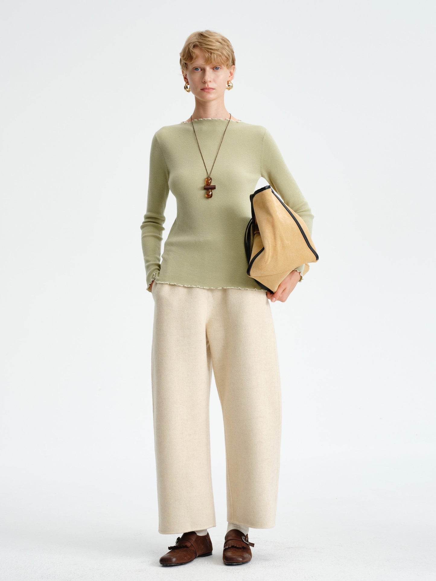 Soft Wool Knit Top