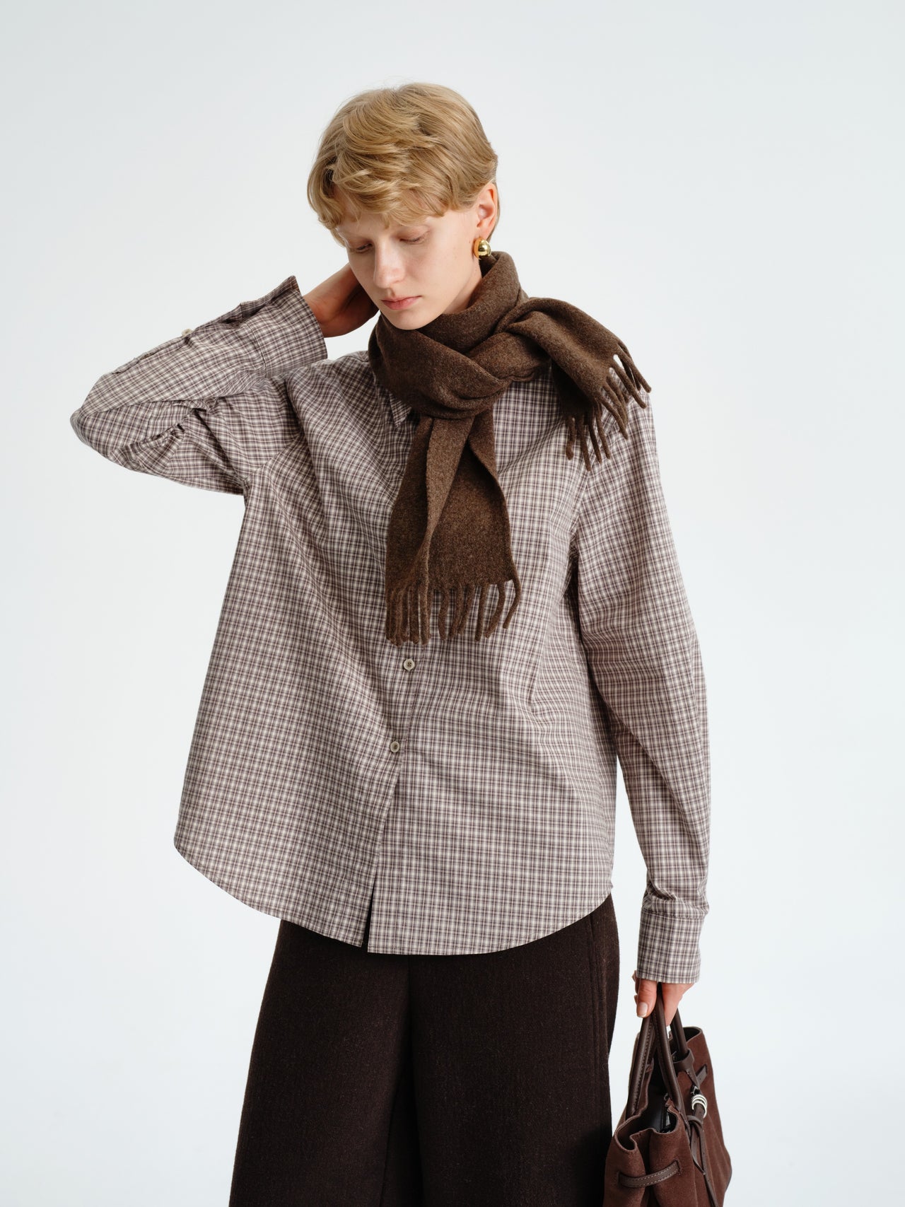 Checked Cotton Shirt