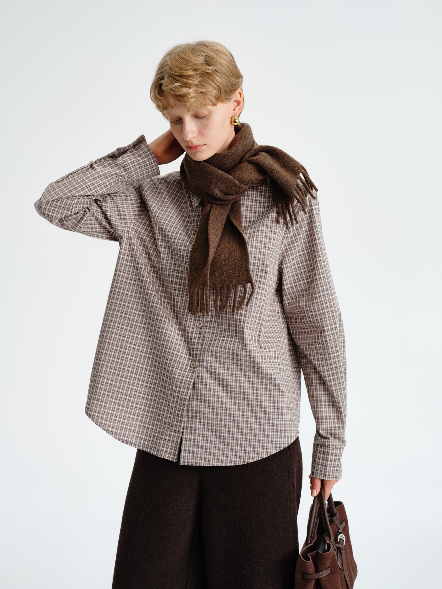Checked Cotton Shirt