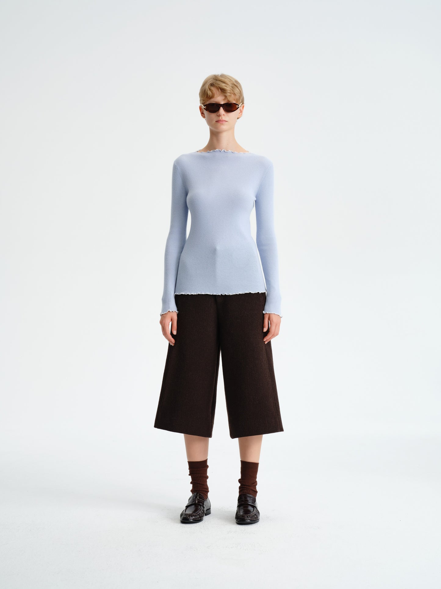 Soft Wool Knit Top
