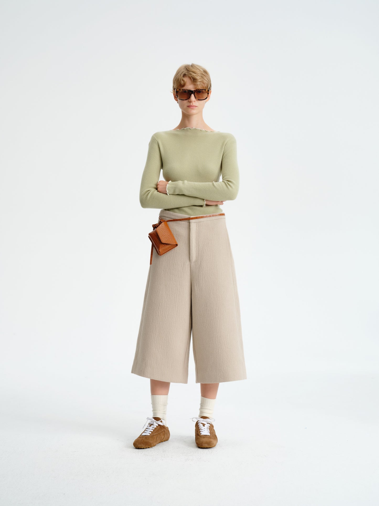 Hale Cropped Trousers