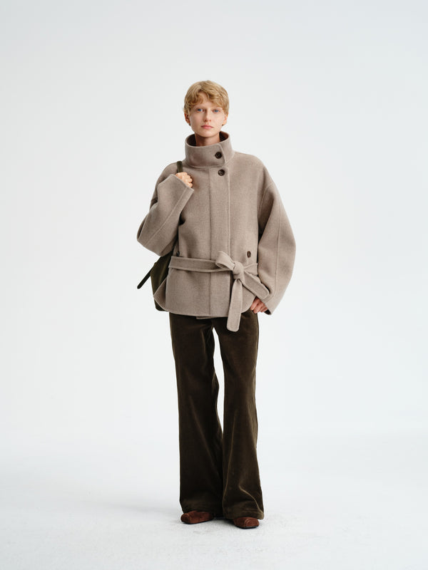 Corduroy Straight-Leg Pants