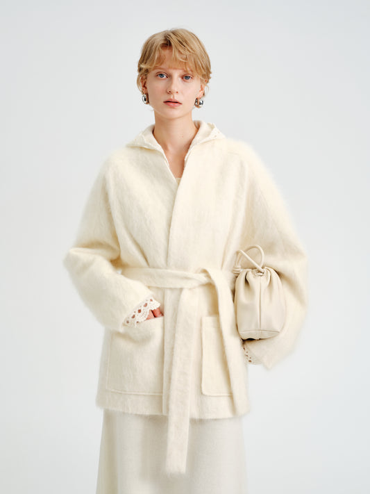 Drift Cashmere-Wool Robe Coat