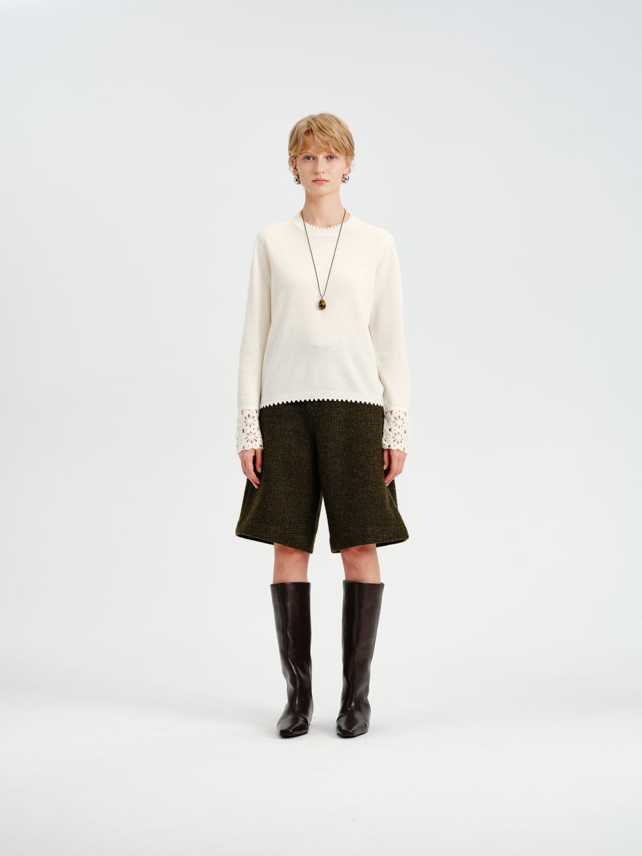 ome Houndstooth Trousers