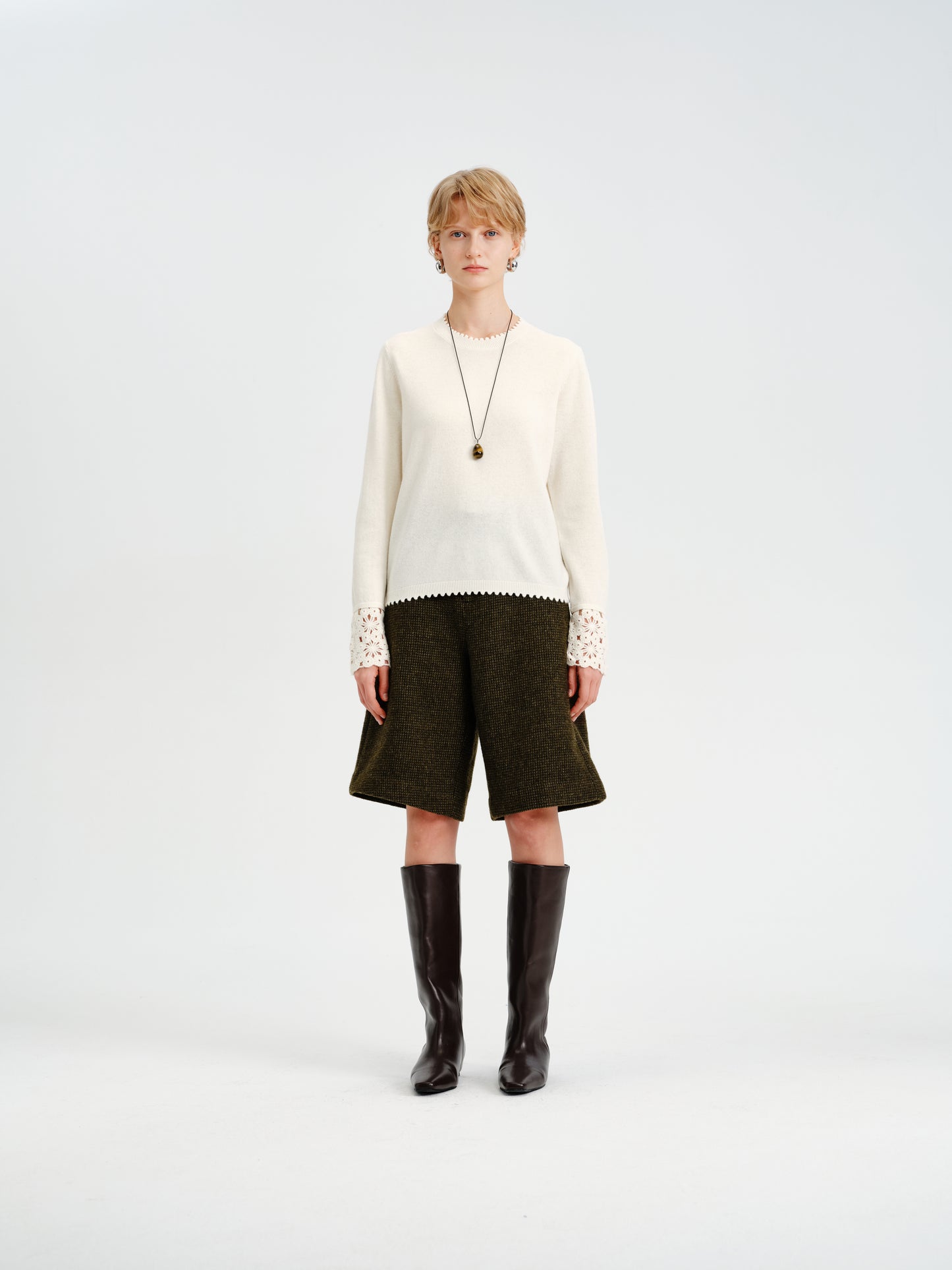 ome Houndstooth Trousers