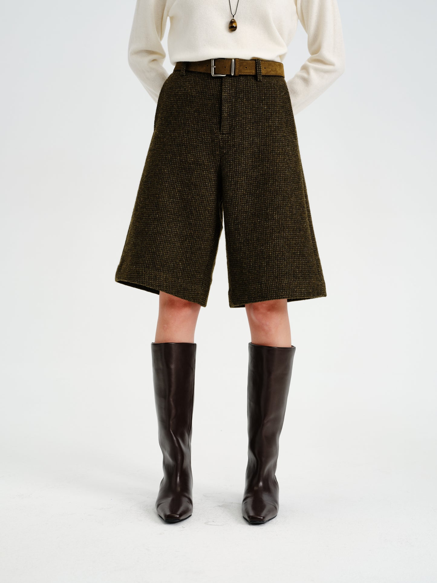 ome Houndstooth Trousers